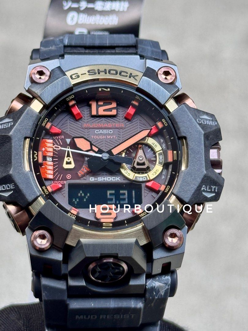 Brand New Casio G-Shock MudMaster Magma Gold Limited Edition Outdoor Tough Watch GWG-B1000MG-1A9