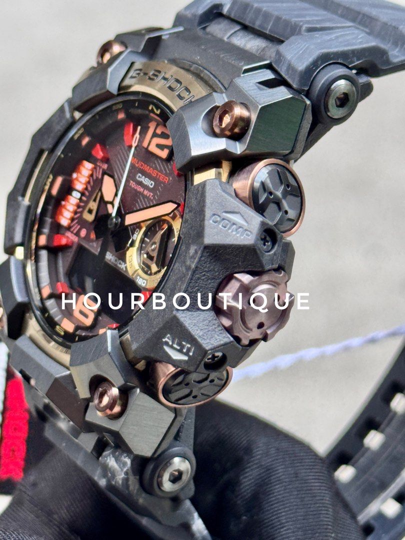 Brand New Casio G-Shock MudMaster Magma Gold Limited Edition Outdoor Tough Watch GWG-B1000MG-1A9