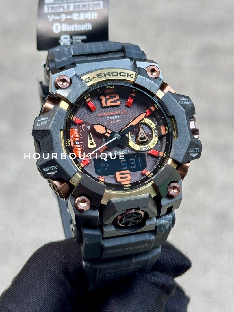 Brand New Casio G-Shock MudMaster Magma Gold Limited Edition Outdoor Tough Watch GWG-B1000MG-1A9