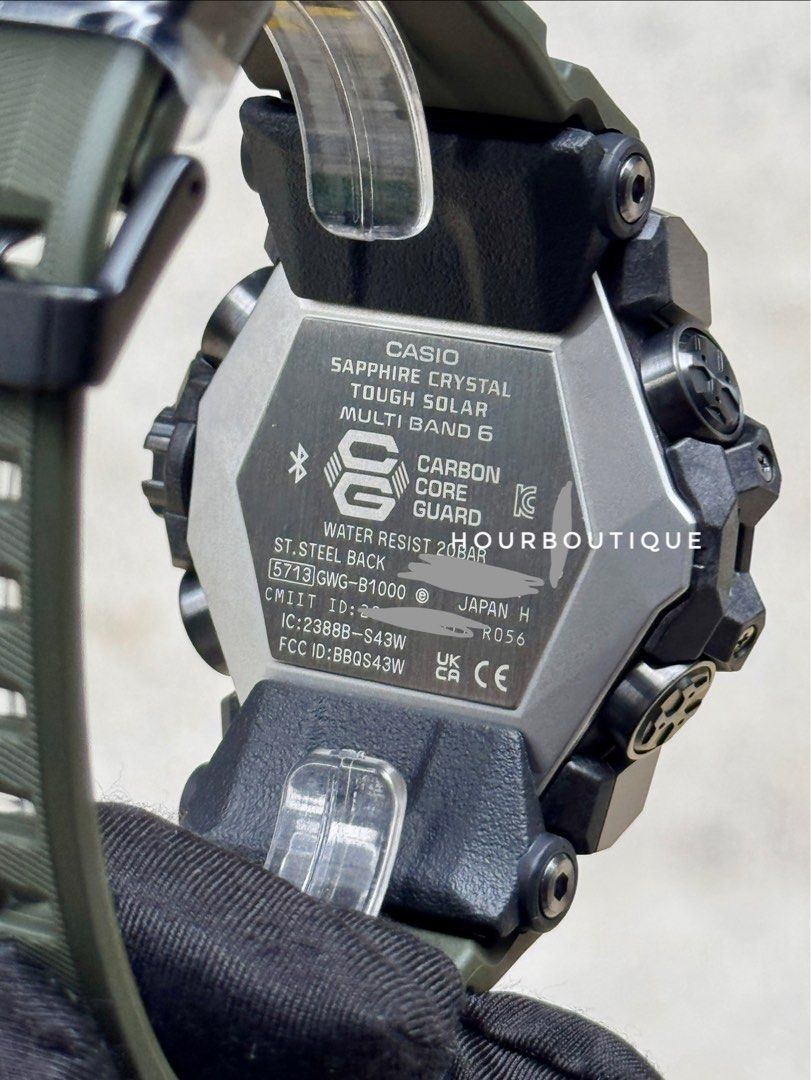 Brand New Casio GShock MudMaster Military Green Watch GWG-B1000-1A3