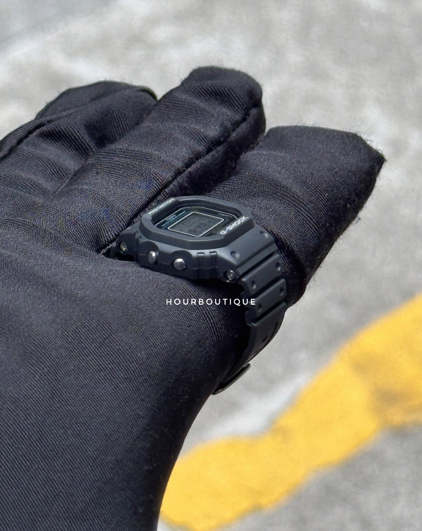 Brand New Casio G-Shock Nano Black Digital Ring Watch DWN-5600-1