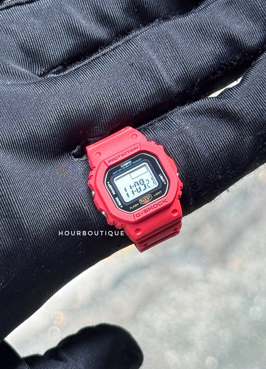 Brand New Casio G-Shock Nano Red Digital Ring Watch DWN-5600-4