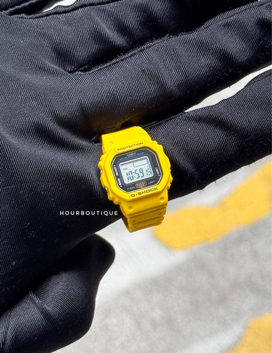 Brand New Casio G-Shock Nano Yellow Digital Ring Watch DWN-5600-9