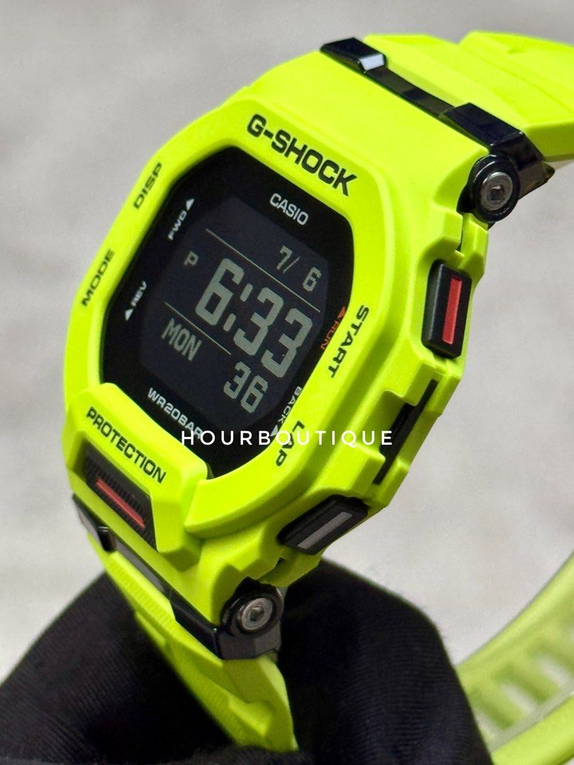 Brand New Casio Gshock Neon Green Outdoor Workout Watch GBD-200-9