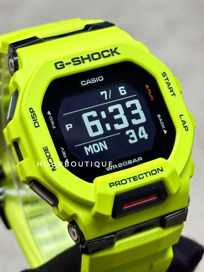 Brand New Casio Gshock Neon Green Outdoor Workout Watch GBD-200-9