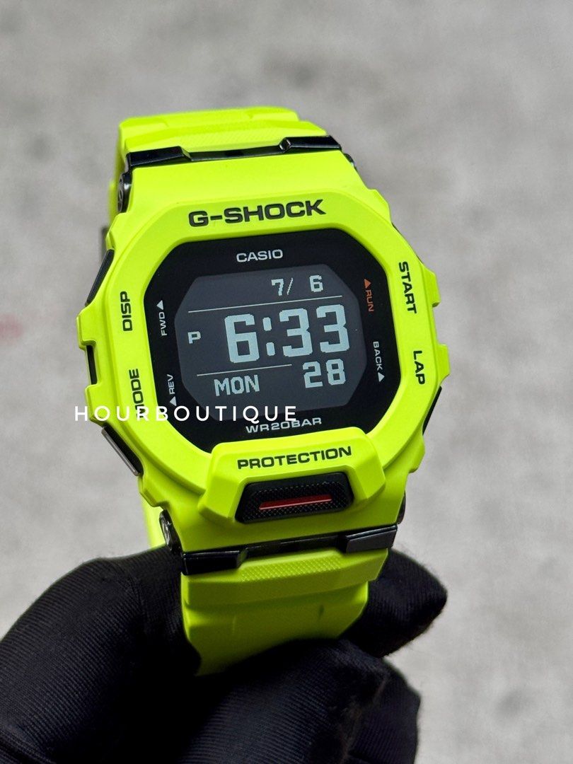 Brand New Casio Gshock Neon Green Outdoor Workout Watch GBD-200-9
