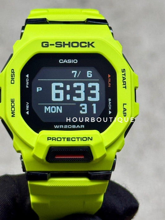 Brand New Casio Gshock Neon Green Outdoor Workout Watch GBD-200-9
