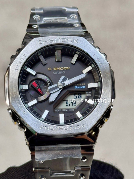 Brand New Casio GShock Oak Full Metal Steel Watch GM-B2100SD-1C