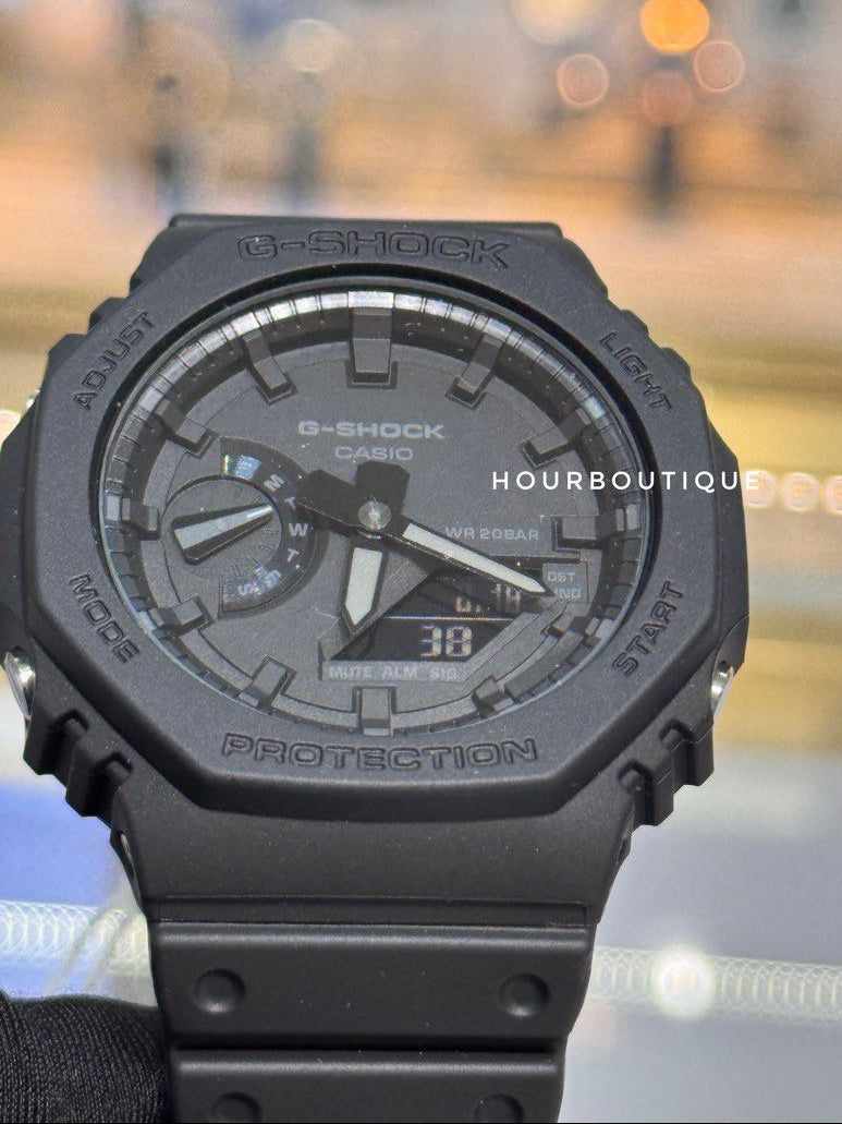 Brand New Casio GShock Oak Stealth Black GA-2100-1A1