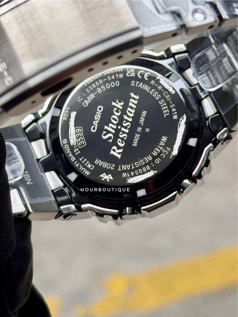 Brand New Casio Gshock Origins Tough Solar Full Metal BlueTooth Watch GMW-B5000D-1C