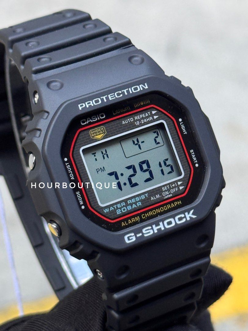Brand New Casio G-Shock Origins DW-5000R-1A Digital Black Watch