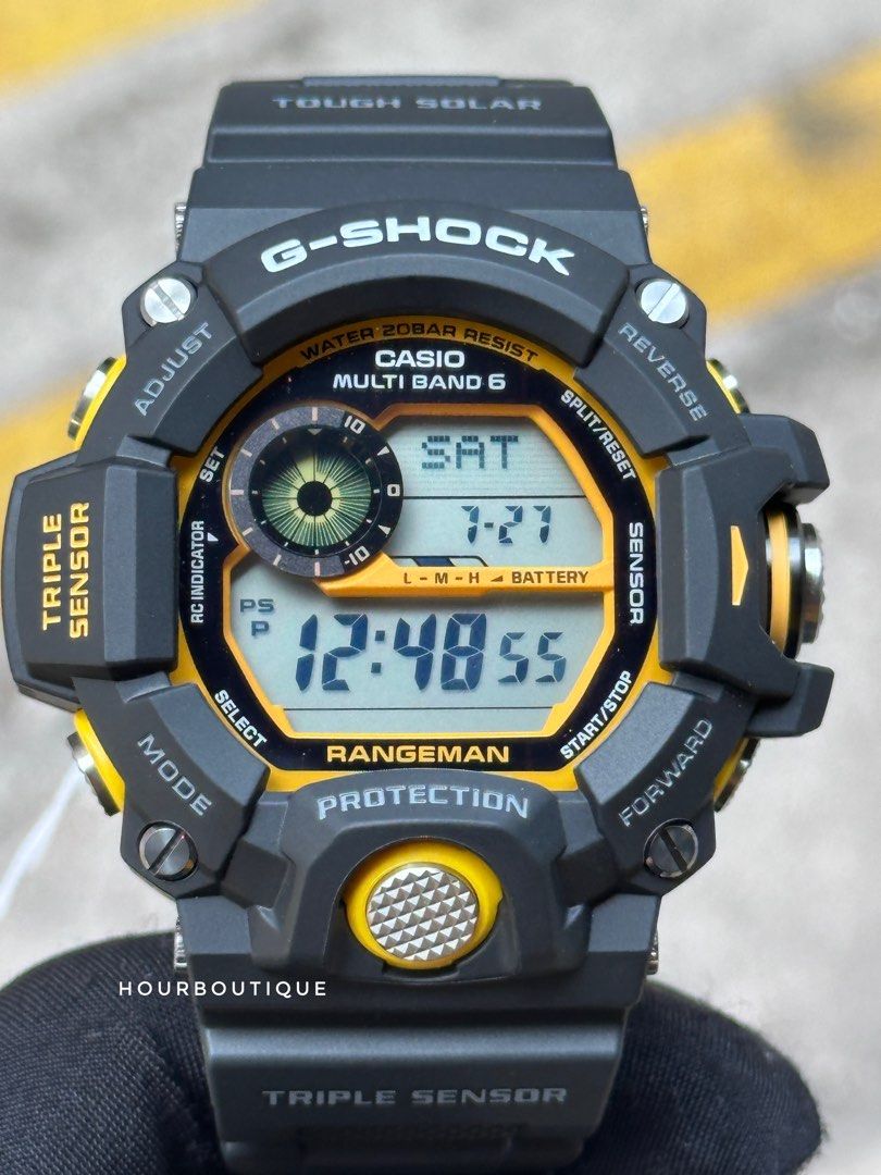 Brand New Casio Gshock RANGEMAN Triple Sensor Tough Solar Hiking Watch ...