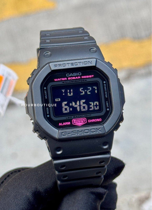 Brand New Casio G-Shock Subtle Pink Digital Watch DW-5600PK-1