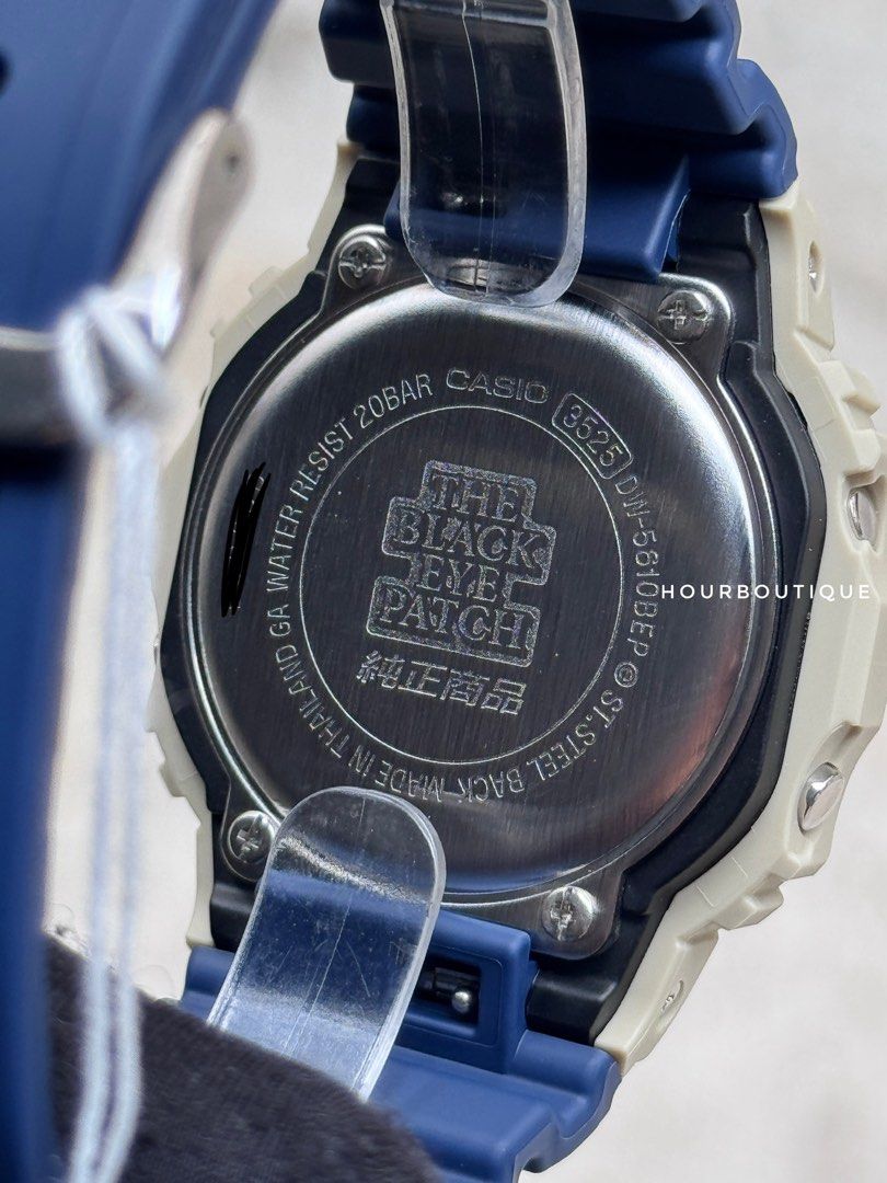Brand New Casio G-Shock X Black Eye Patch Collaboration Digital Watch DW-5610BEP-2DR