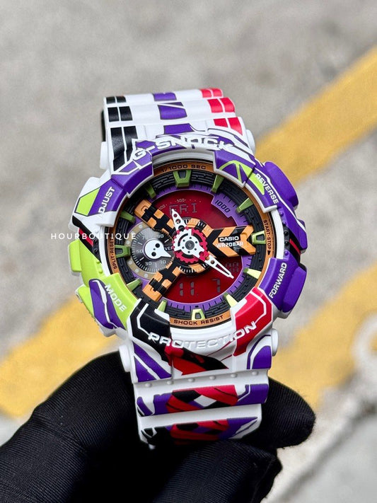Brand New Casio G-Shock x Evangelion GA-110EVA30-7A Watch