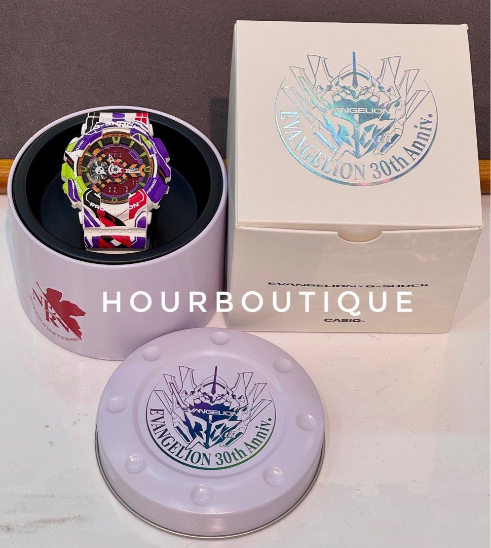 Brand New Casio G-Shock x Evangelion GA-110EVA30-7A Watch