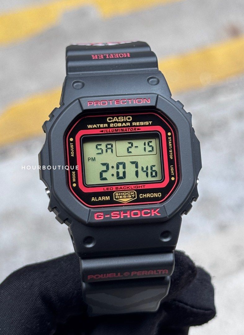 Brand New Casio G-Shock X Kelvin Hoefler Collab Digital Watch DW-5600KH-1DR
