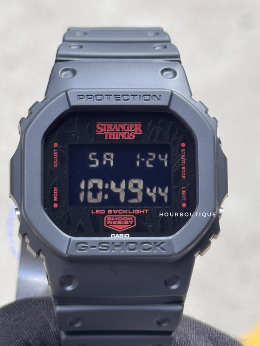 Brand New Casio GShock x Stranger Things Digital Watch DW-5600STT-1