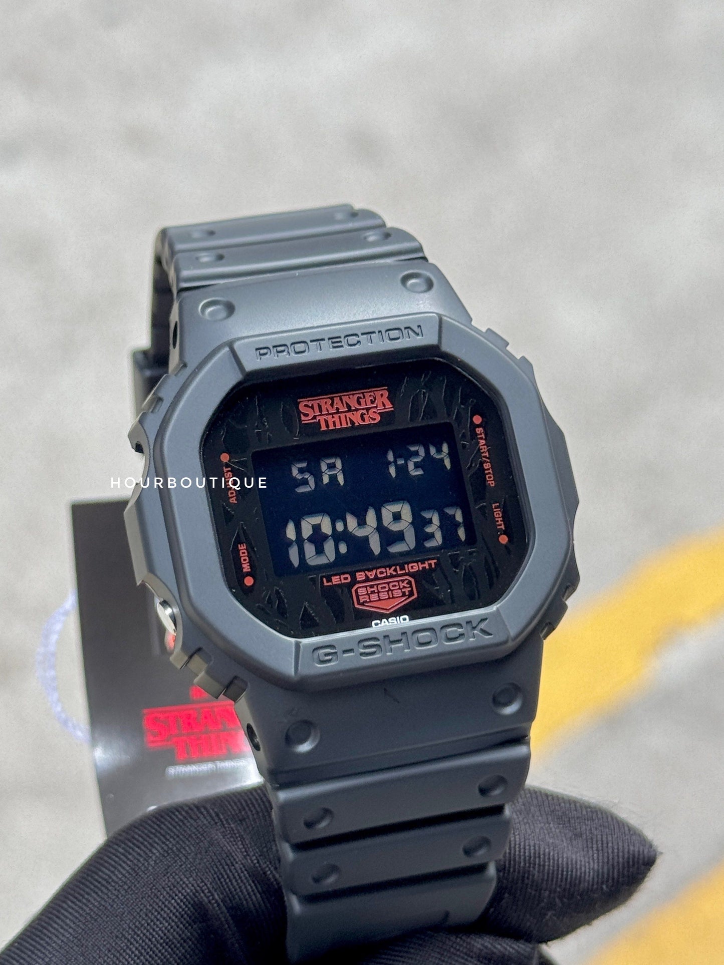Brand New Casio GShock x Stranger Things Digital Watch DW-5600STT-1