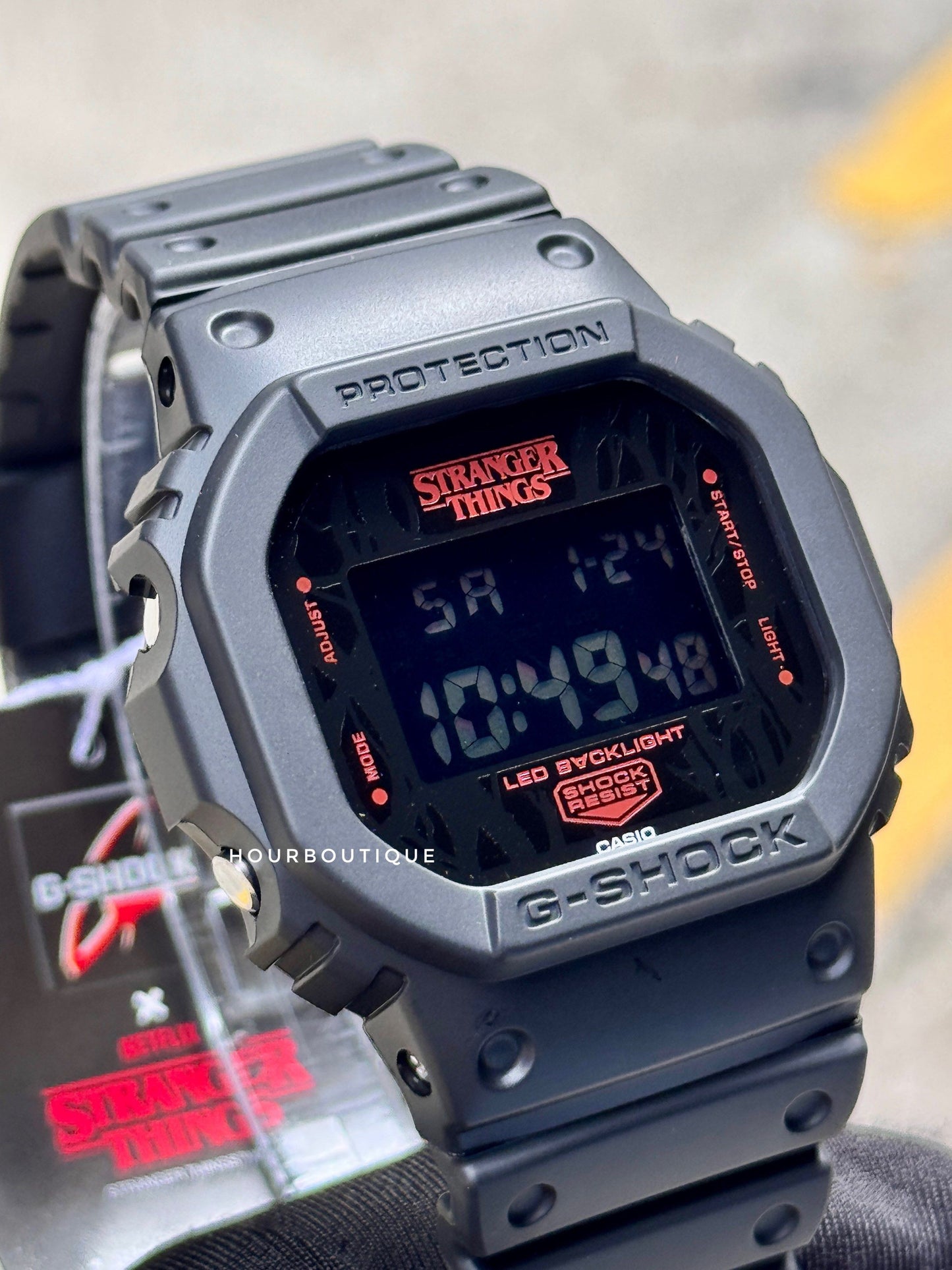 Brand New Casio GShock x Stranger Things Digital Watch DW-5600STT-1