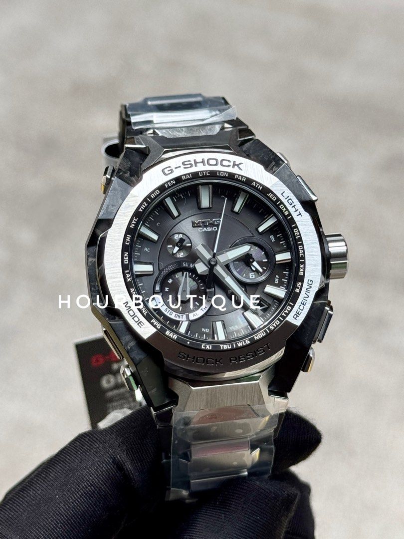 Brand New Casio MTG G-Shock Forged Carbon Case , Outdoor Watch MTG-B4000D-1A