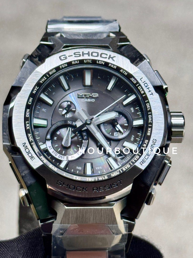 Brand New Casio MTG G-Shock Forged Carbon Case , Outdoor Watch MTG-B4000D-1A