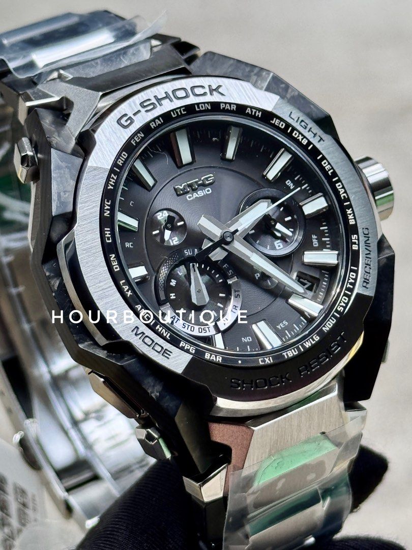 Brand New Casio MTG G-Shock Forged Carbon Case , Outdoor Watch MTG-B4000D-1A