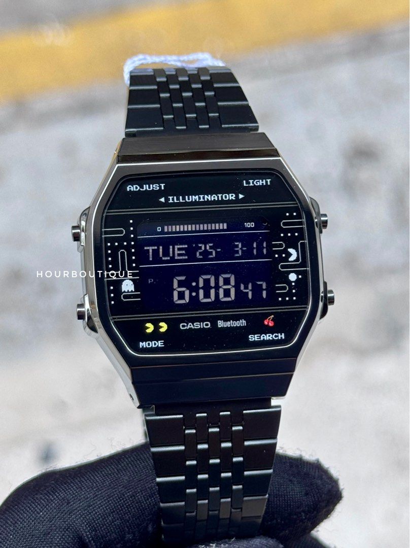 Brand New Casio PAC-Man BlueTooth Step Tracker ABL-100WEPC-1BDR