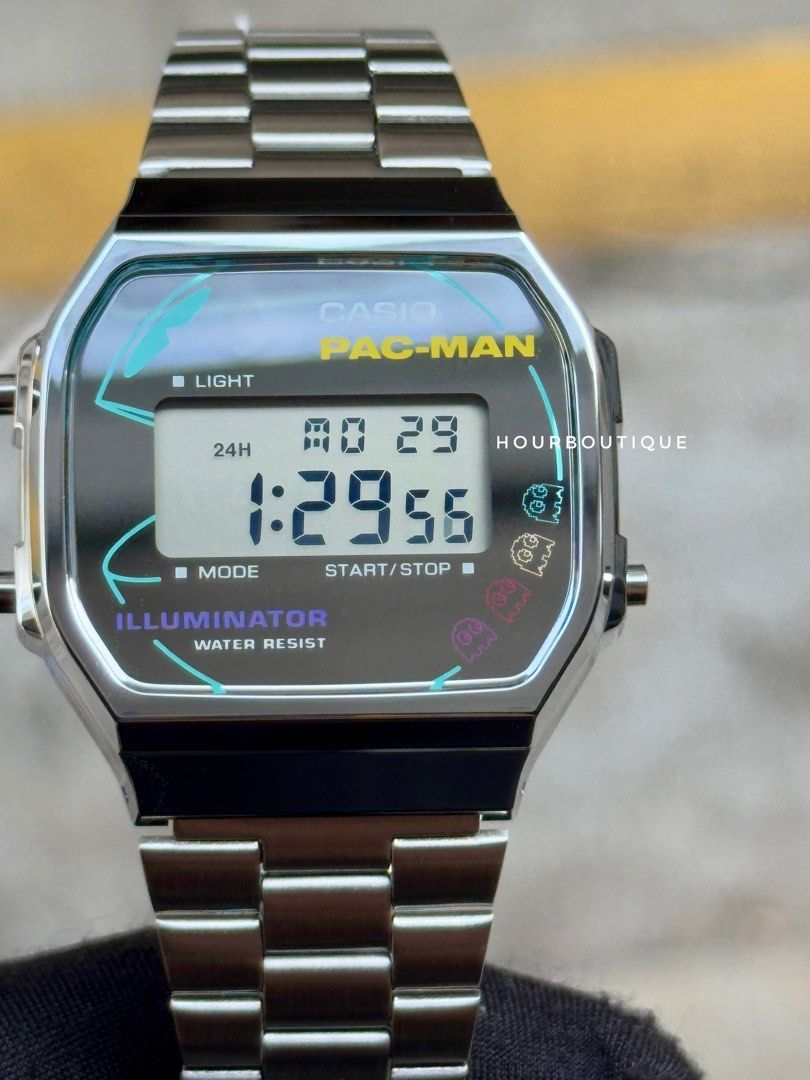 Brand New Casio PAC-Man limited Edition Digital Watch A168WEPC