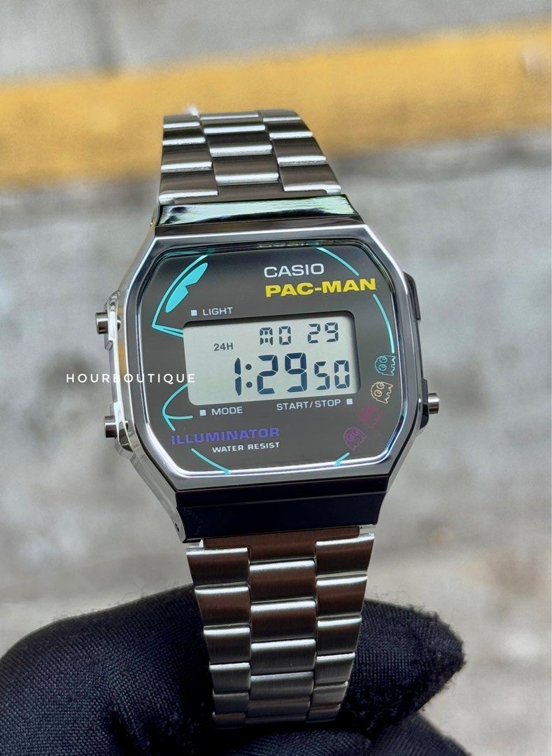 Brand New Casio PAC-Man limited Edition Digital Watch A168WEPC