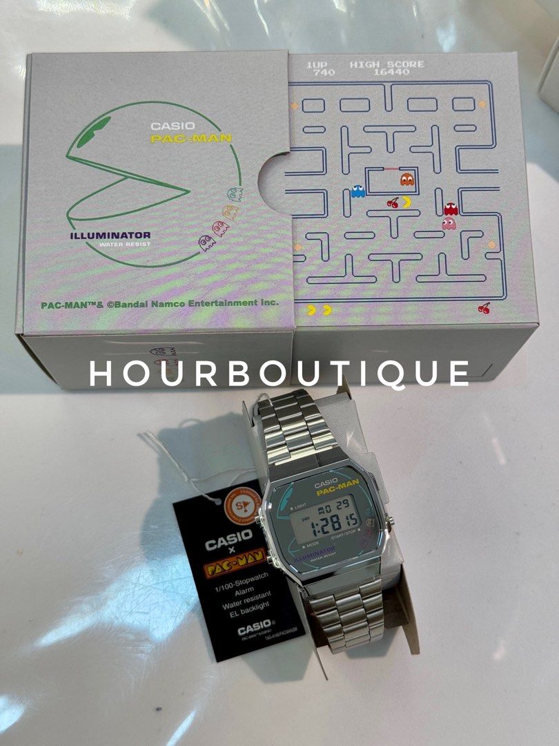 Brand New Casio PAC-Man limited Edition Digital Watch A168WEPC