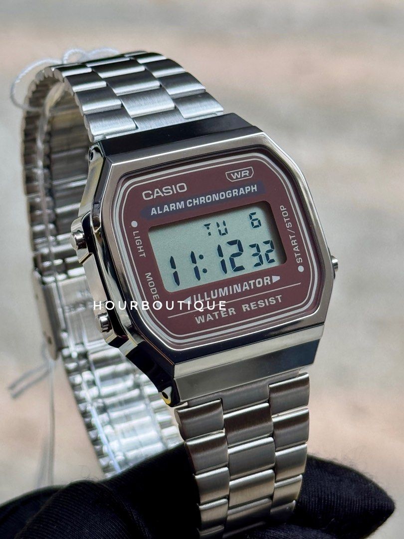 Brand New Casio Vintage Digital Watch A168WA-5AYDF