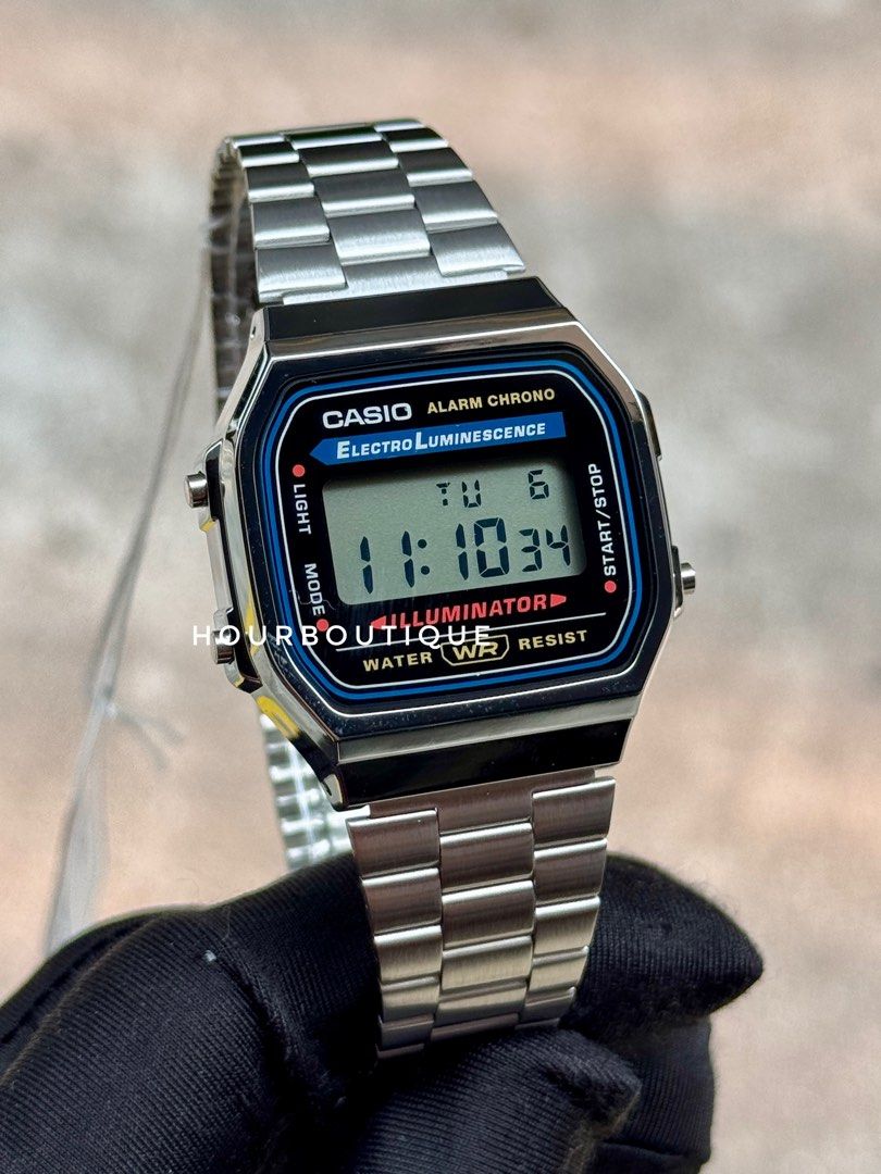 Brand New Casio Vintage Digital Watch A168WA-1WDF