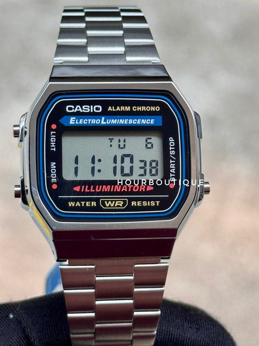 Brand New Casio Vintage Digital Watch A168WA-1WDF