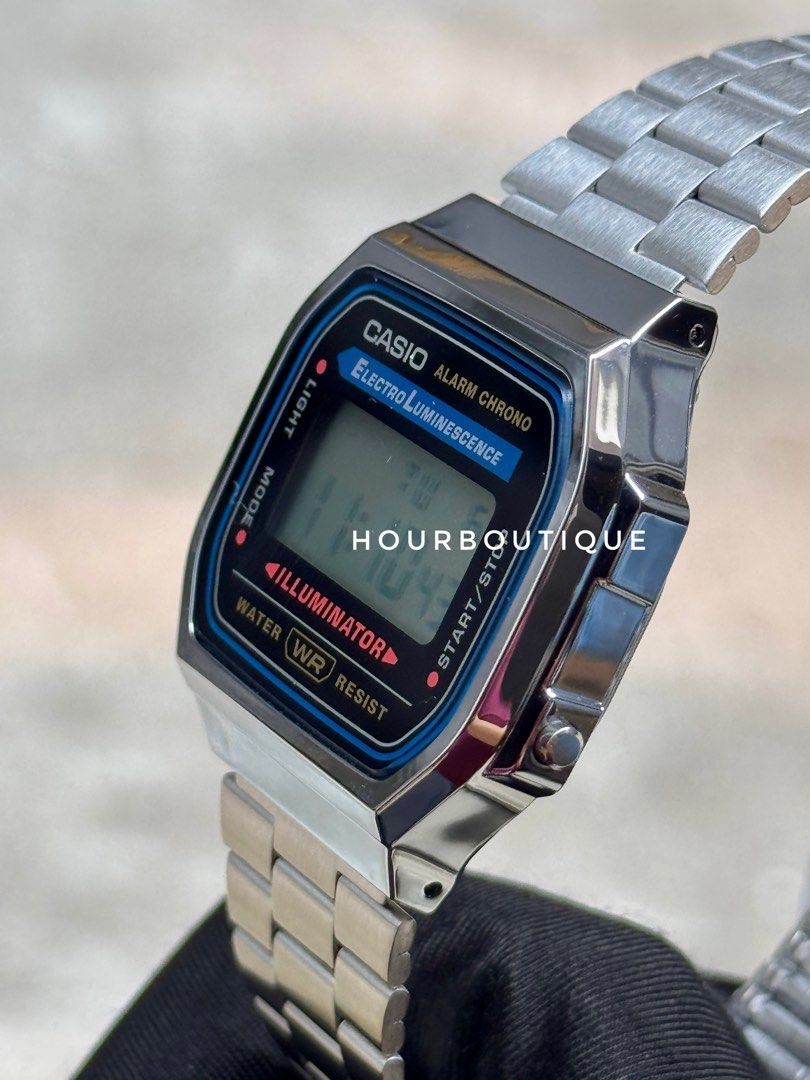 Brand New Casio Vintage Digital Watch A168WA-1WDF
