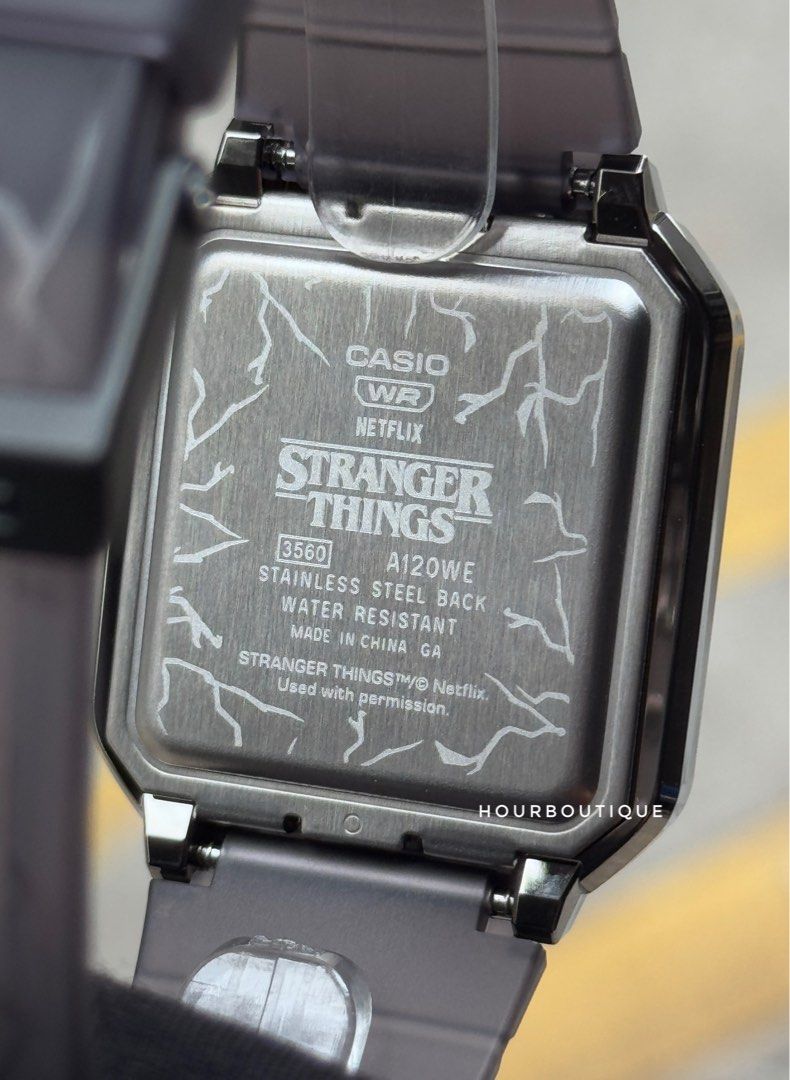 Brand New Casio X NetFlix Stranger Things Collaboration Vintage Style Digital Watch A120WEST-1A
