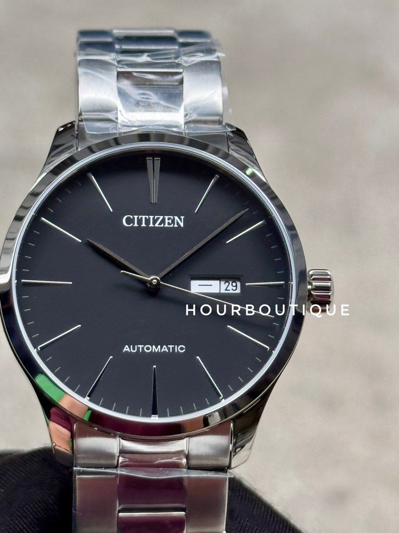 Brand New Citizen Black Dial Automatic Watch NH8350-83E