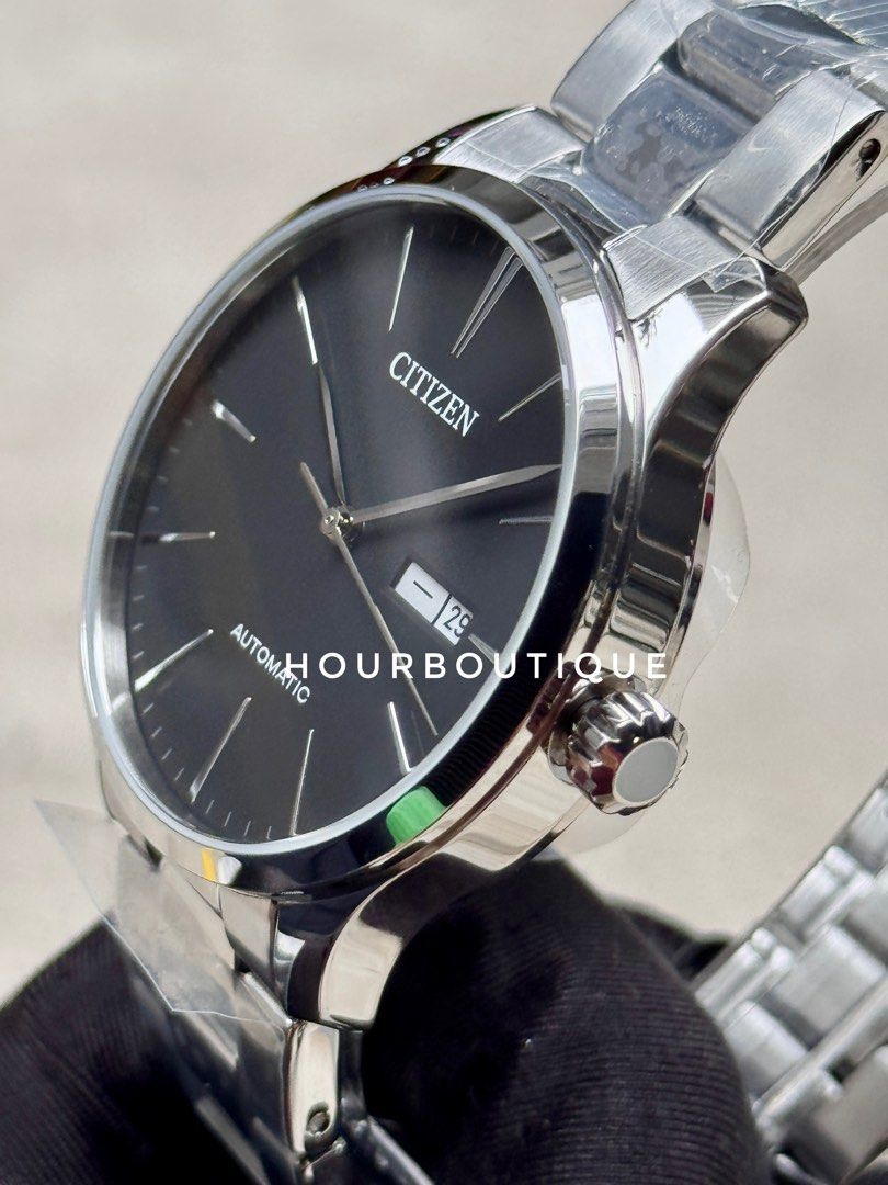 Brand New Citizen Black Dial Automatic Watch NH8350-83E