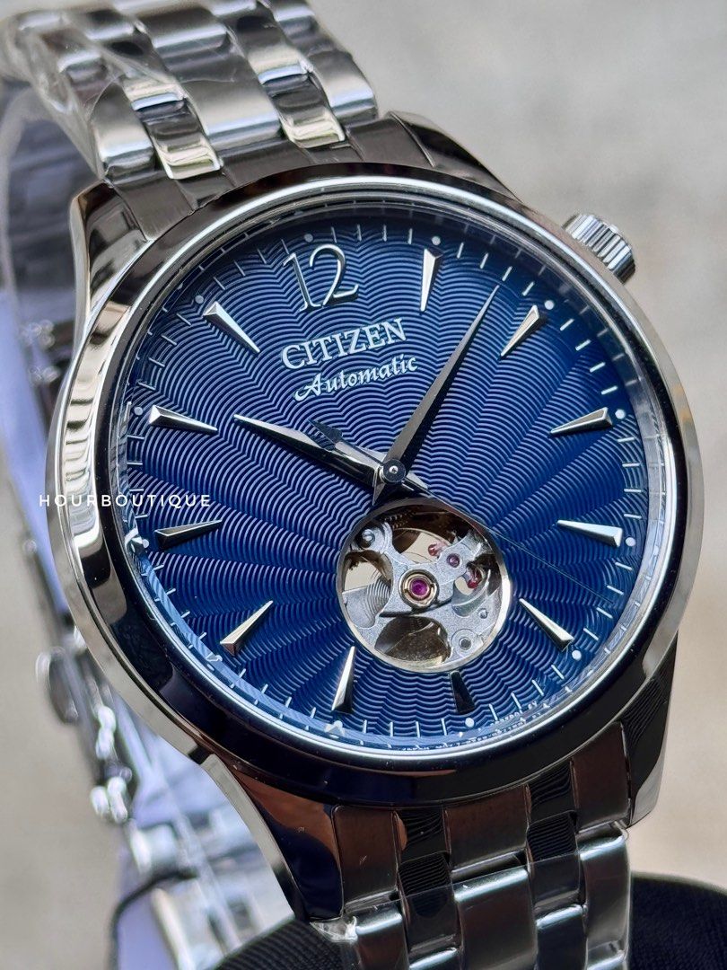 Brand New Citizen Blue Dial Automatic Open Heart Watch NH9131-73L