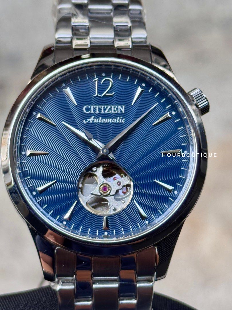 Brand New Citizen Blue Dial Automatic Open Heart Watch NH9131-73L