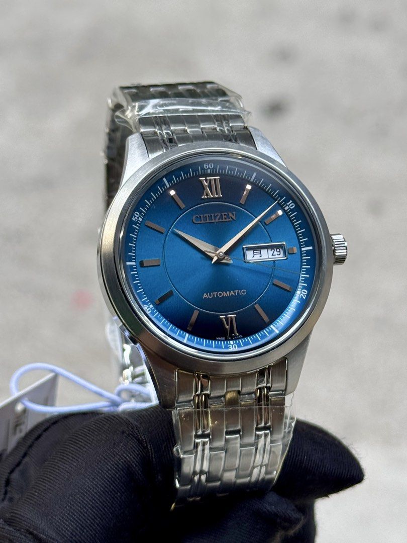 Brand New Citizen Blue Gradient Dial Automatic Watch NY4050-71L