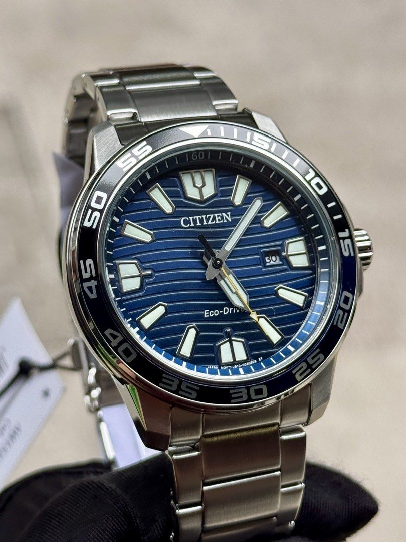 Brand New Citizen Eco-Drive Blue Dial Watch AW1525-81L