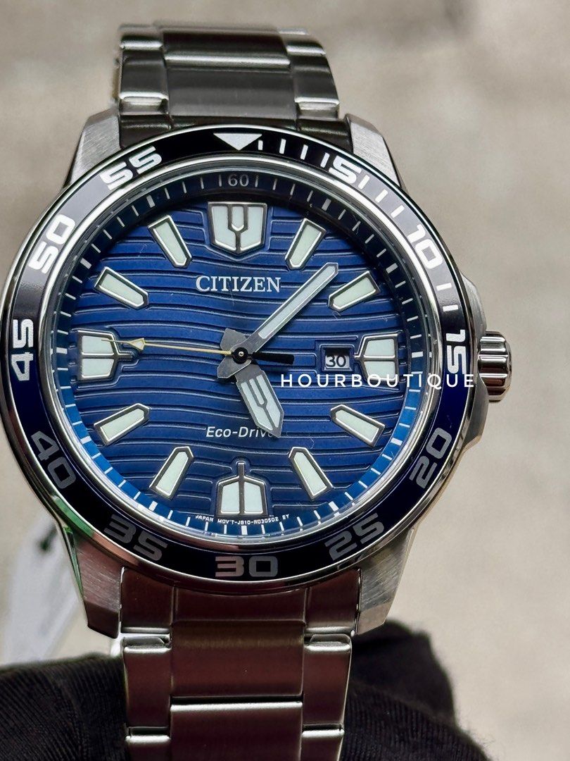Brand New Citizen Eco-Drive Blue Dial Watch AW1525-81L