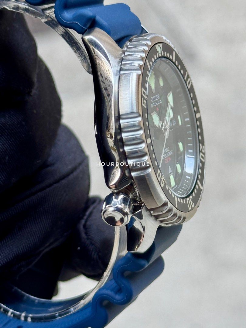 Brand New Citizen Europe Exclusive Blue Dial LHD Automatic Divers Watch NY0040-17L