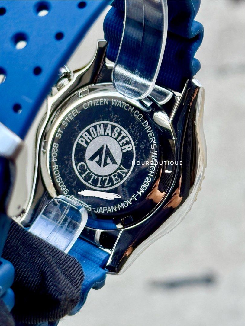 Brand New Citizen Europe Exclusive Blue Dial LHD Automatic Divers Watch NY0040-17L