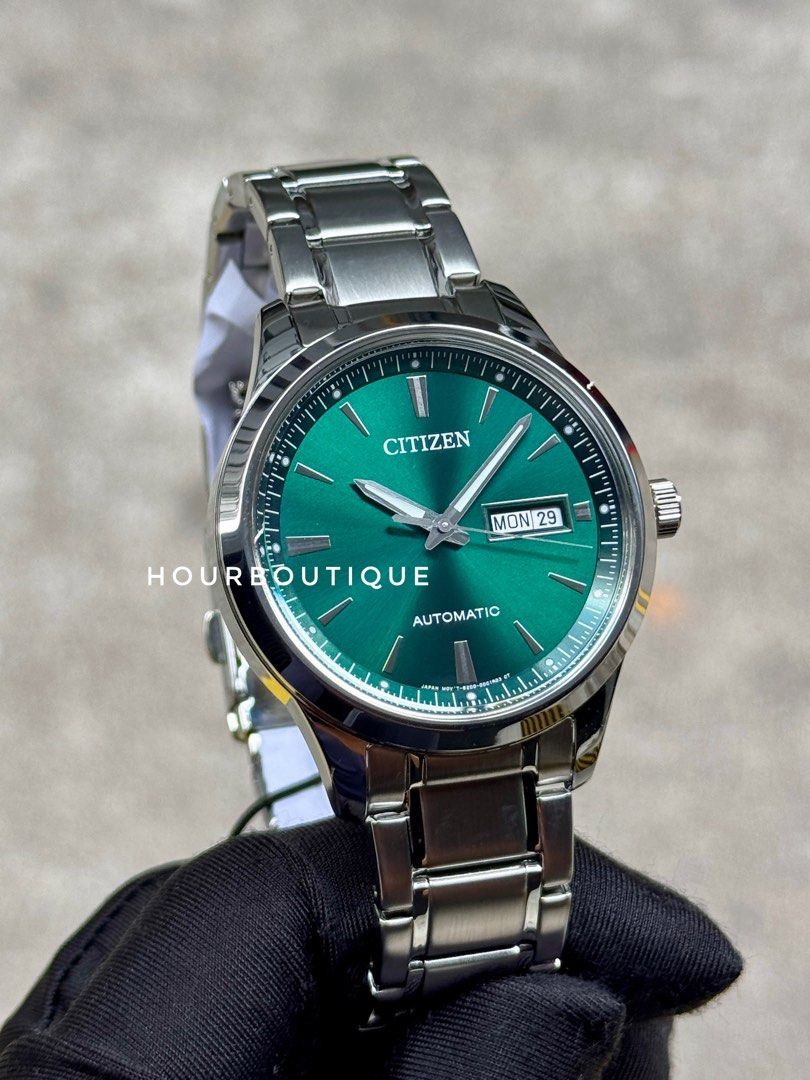 Brand New Citizen Green Dial Automatic Watch NY4058-79X