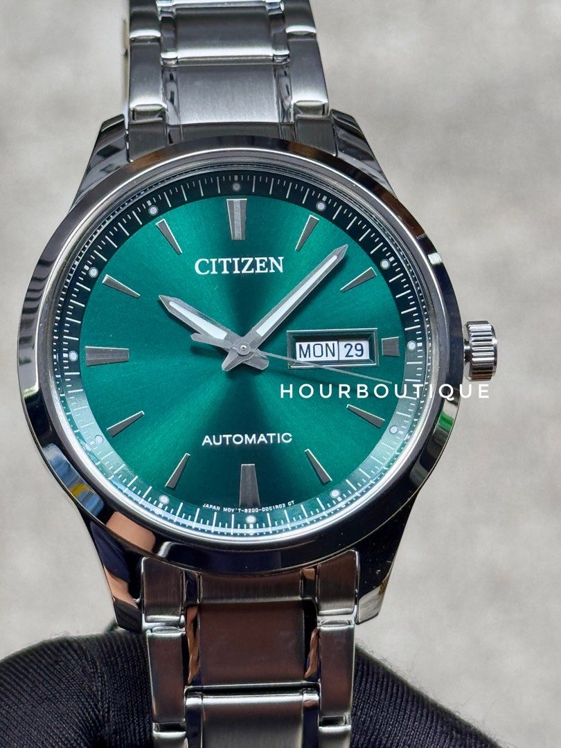 Brand New Citizen Green Dial Automatic Watch NY4058-79X