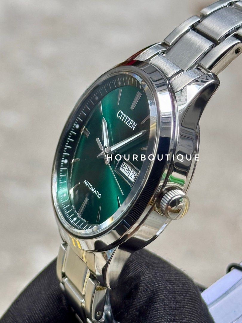 Brand New Citizen Green Dial Automatic Watch NY4058-79X
