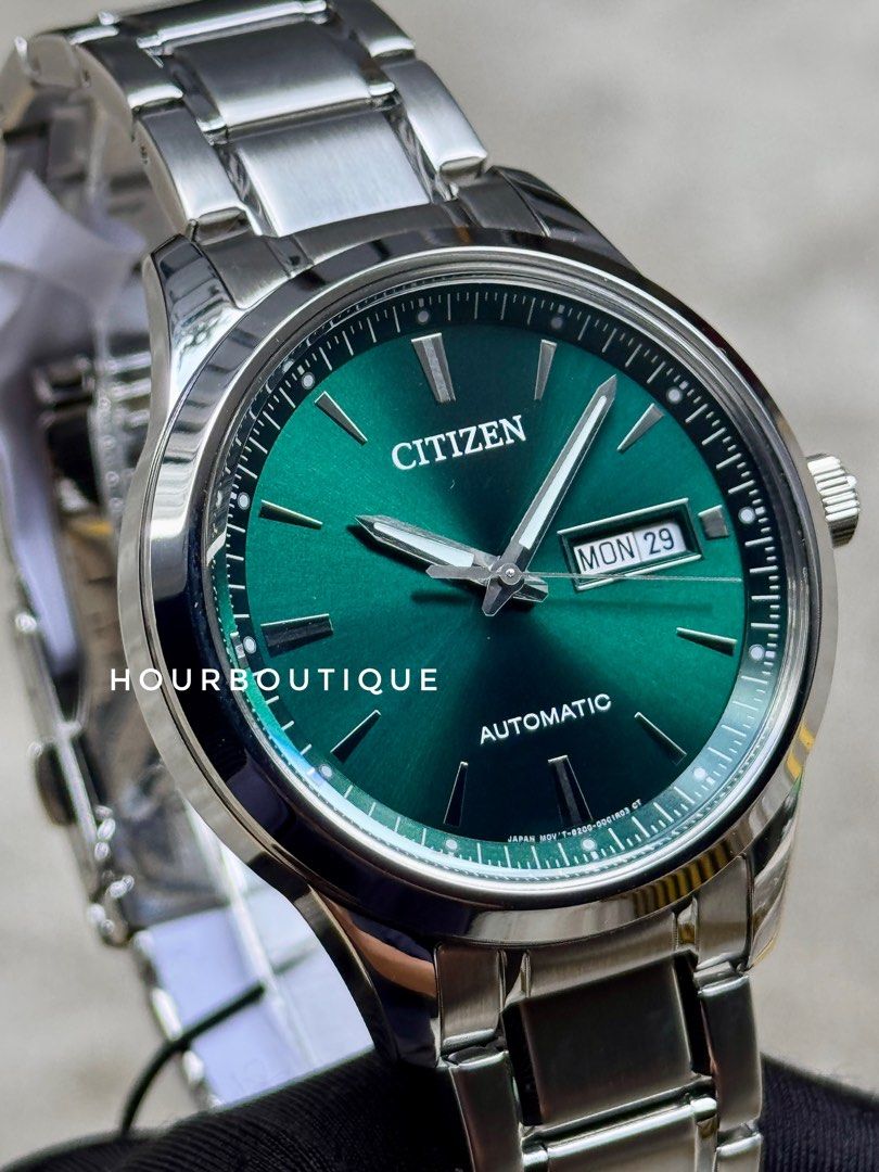 Brand New Citizen Green Dial Automatic Watch NY4058-79X