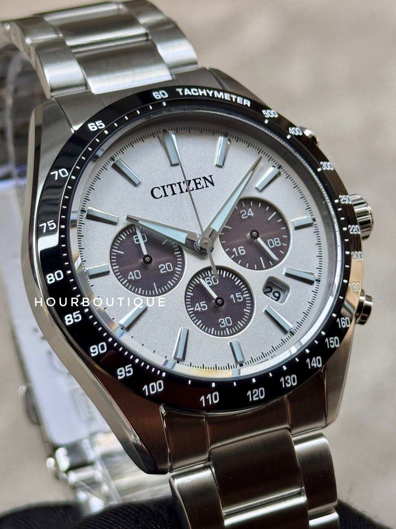 Brand New Citizen Japan Exclusive Solar Chronograph White Dial CA4764-57A